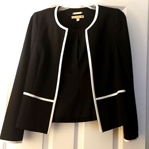 Talbots black Blazer and Straight Leg Pants. Size 4P Worn Once